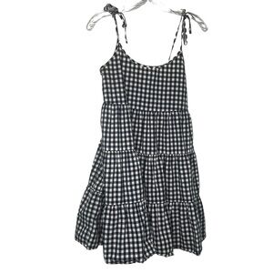 Vineyard Vines Black and White Gingham Dress